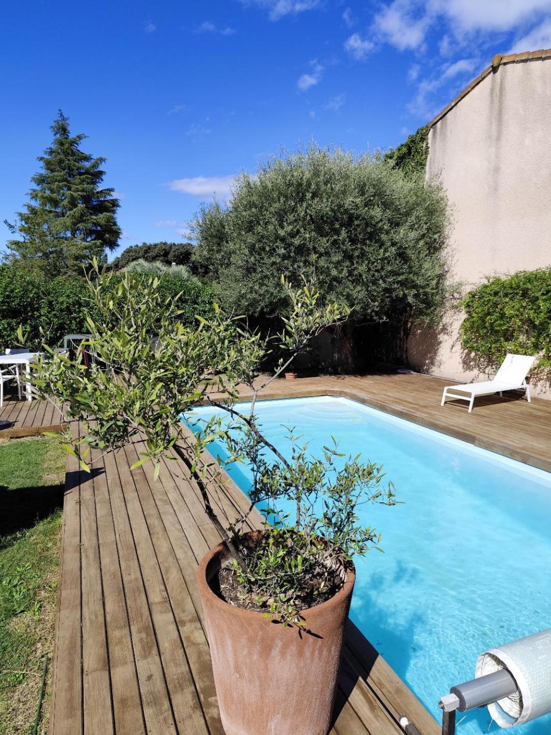 Chambre Studio Independante Au Calme Vue Sur Piscine Teyran エクステリア 写真